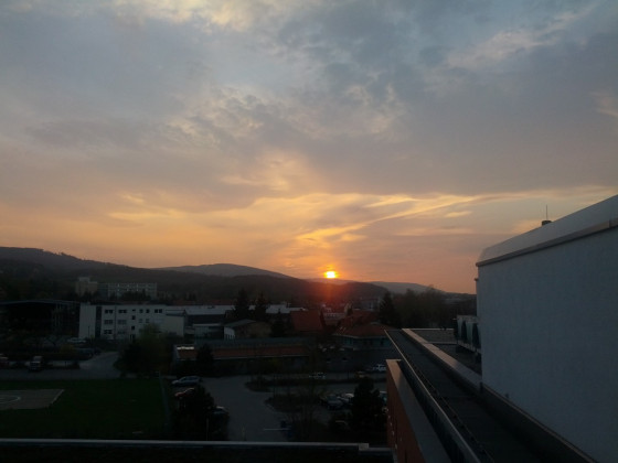 Sonnenuntergang in Wernigerode