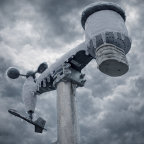 Wetterstation nach Eisregen
