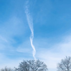 Neue Wolkenform gesehen: Die Helixwendelwolke! Achtung Scherz :-)
